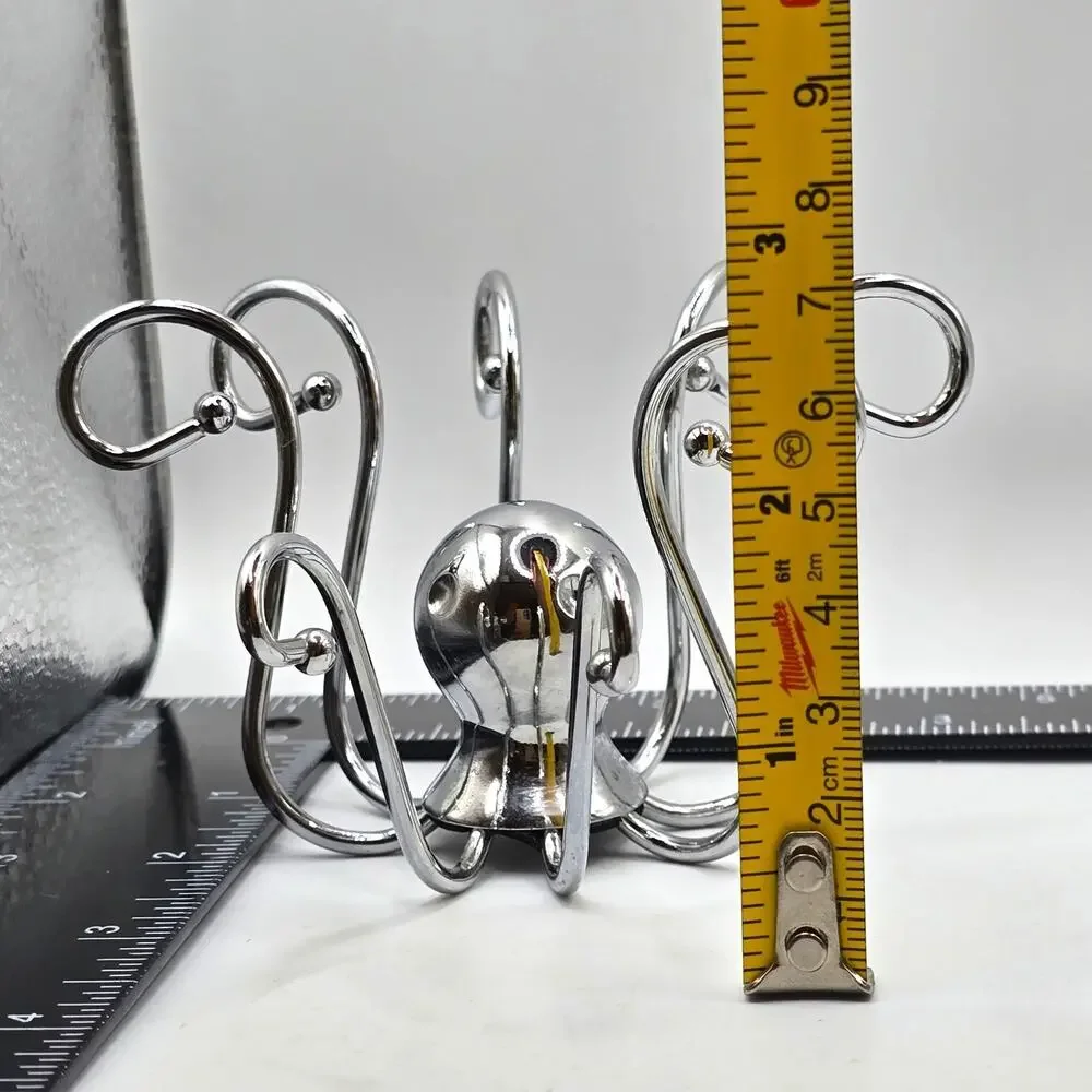 Octopus Ring Holder Umbra Metal Ring Display Mirror Silver Tone 2.5